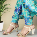 Stylish Strappy Block Heels for Women – Open Toe Ankle Strap Sandals